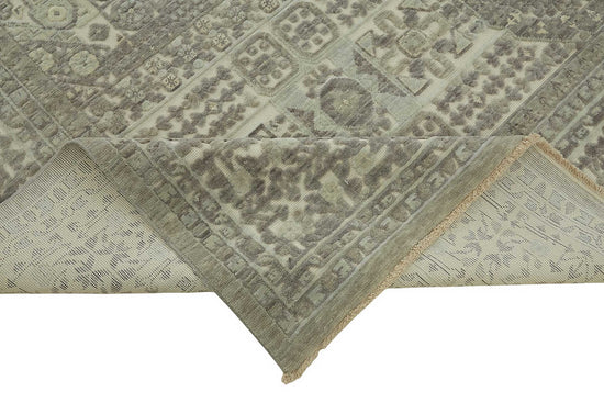 10x12 Hand-Knotted Wool Oushak Rug - 47824