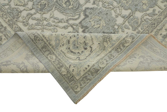 10x12 Hand-Knotted Wool Oushak Rug - 47825