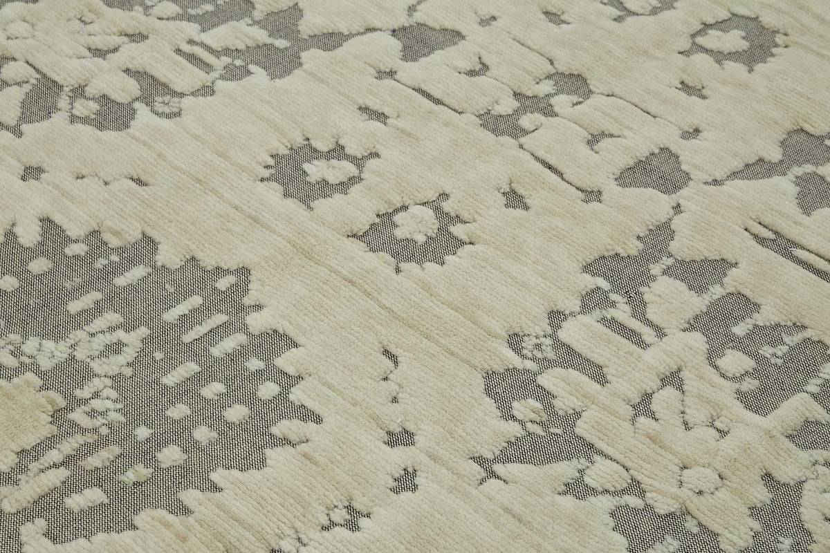 9x12 Hand-Knotted Wool Oushak Rug - 47826