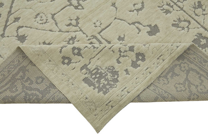 9x12 Hand-Knotted Wool Oushak Rug - 47826