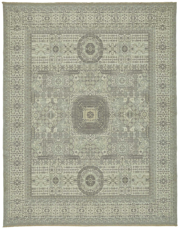 10x12 Hand-Knotted Wool Oushak Rug - 47827