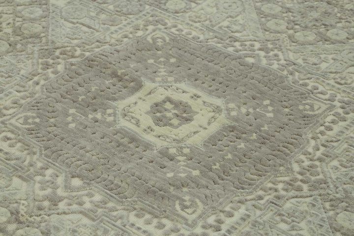 10x12 Hand-Knotted Wool Oushak Rug - 47827