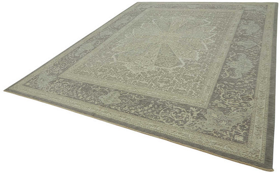 10x12 Hand-Knotted Wool Oushak Rug - 47828