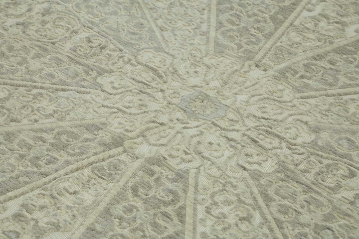 10x12 Hand-Knotted Wool Oushak Rug - 47828