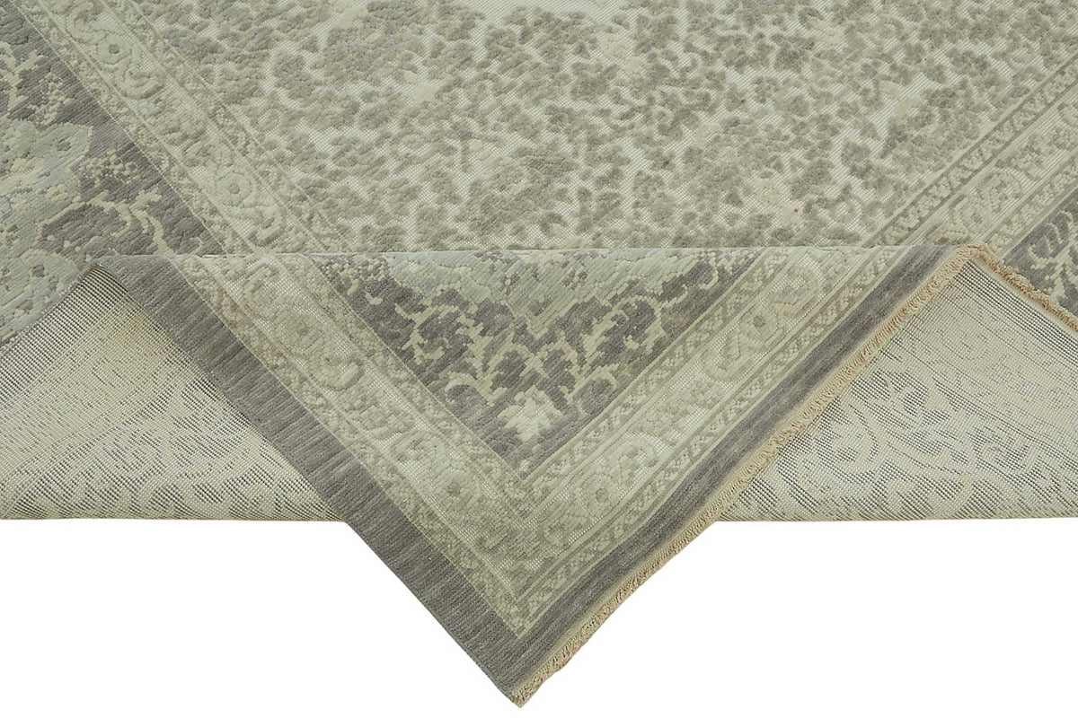 10x12 Hand-Knotted Wool Oushak Rug - 47828