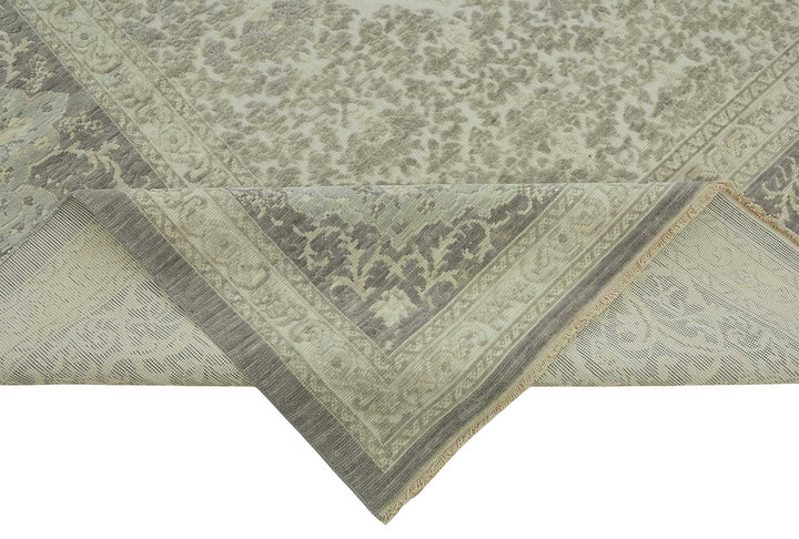 10x12 Hand-Knotted Wool Oushak Rug - 47828