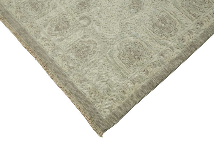 10x12 Hand-Knotted Wool Oushak Rug - 47829
