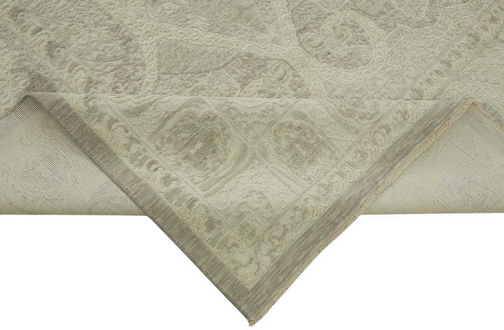 10x12 Hand-Knotted Wool Oushak Rug - 47829