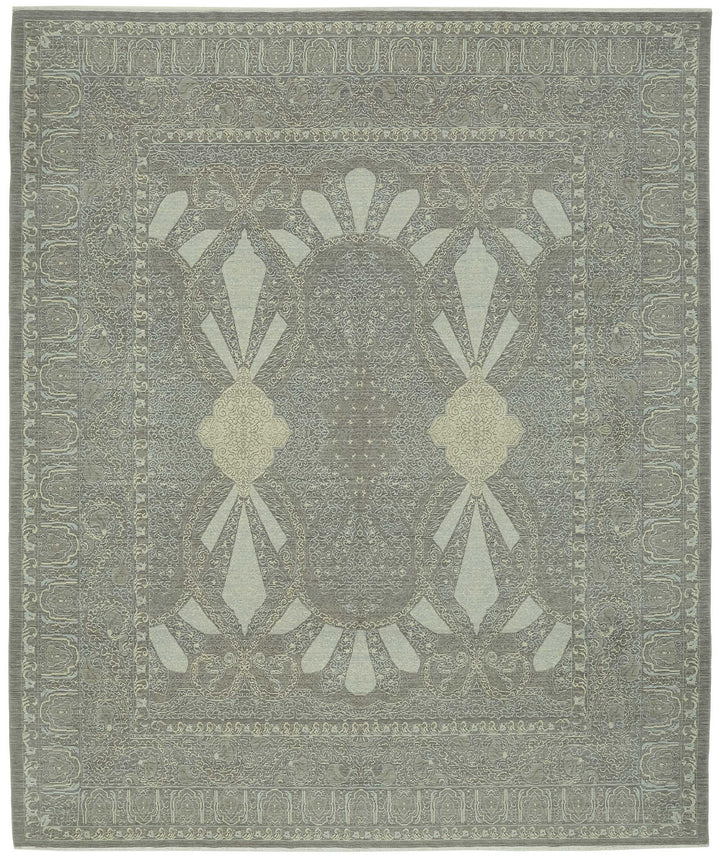 10x12 Hand-Knotted Wool Oushak Rug - 47831