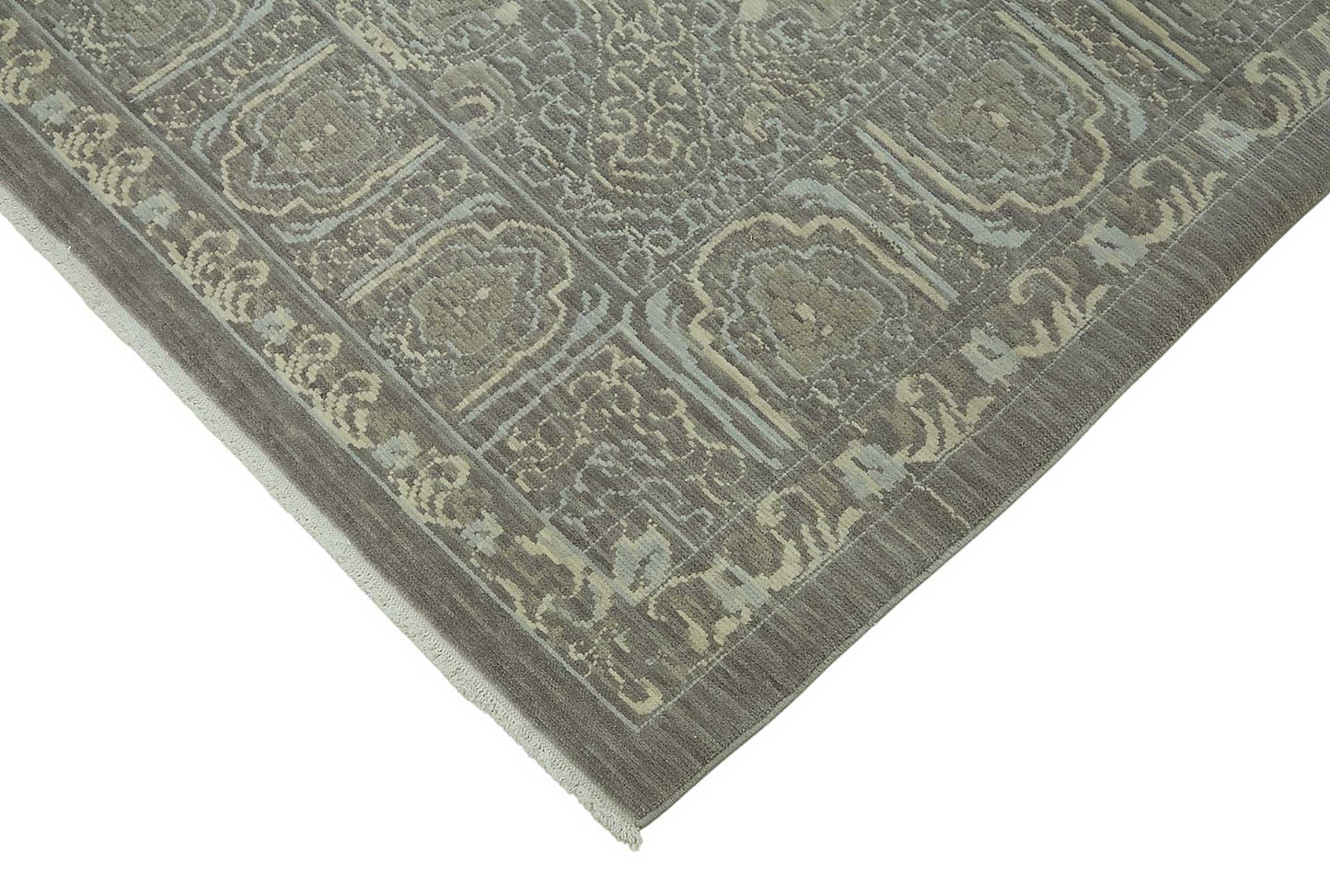 10x12 Hand-Knotted Wool Oushak Rug - 47831