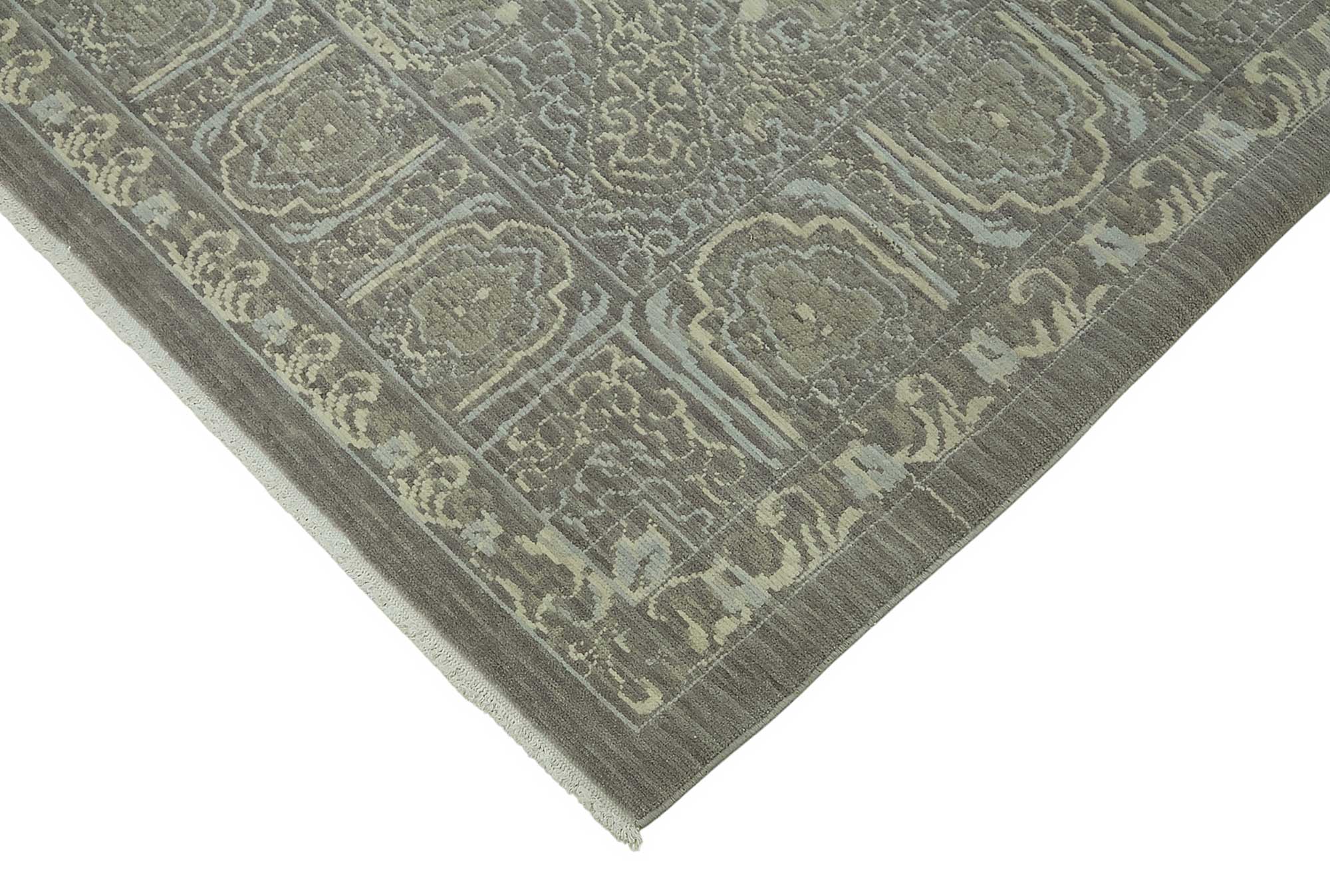 10x12 Hand-Knotted Wool Oushak Rug - 47831