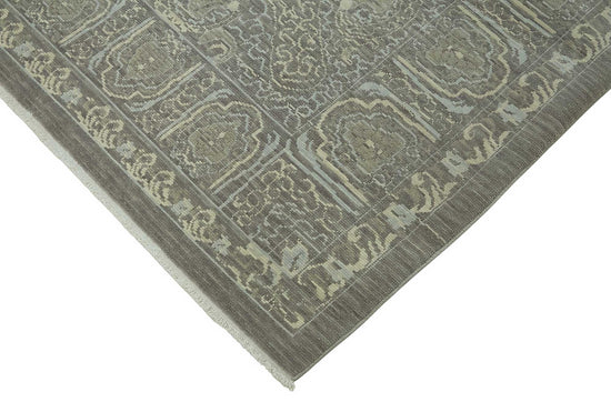 10x12 Hand-Knotted Wool Oushak Rug - 47831