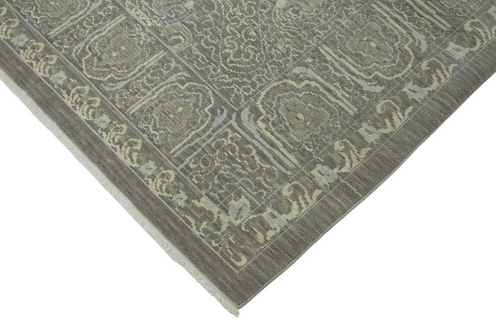 10x12 Hand-Knotted Wool Oushak Rug - 47831