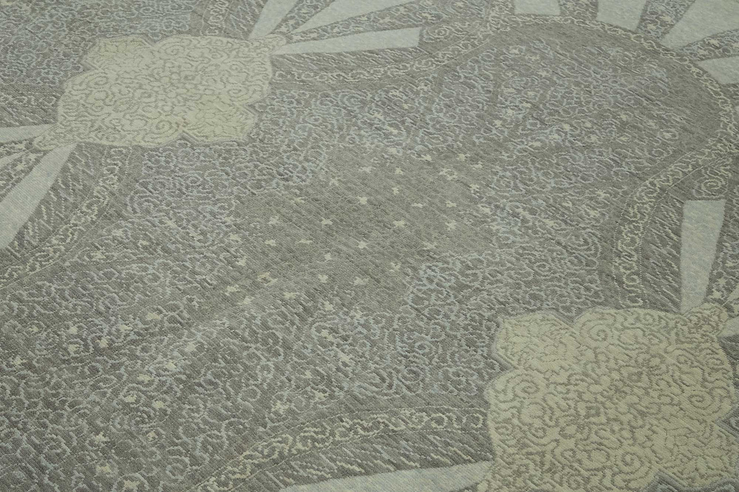 10x12 Hand-Knotted Wool Oushak Rug - 47831