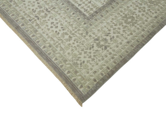 10x12 Hand-Knotted Wool Oushak Rug - 47832