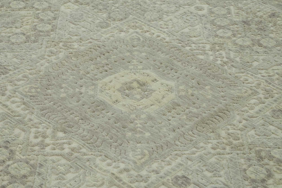 10x12 Hand-Knotted Wool Oushak Rug - 47832