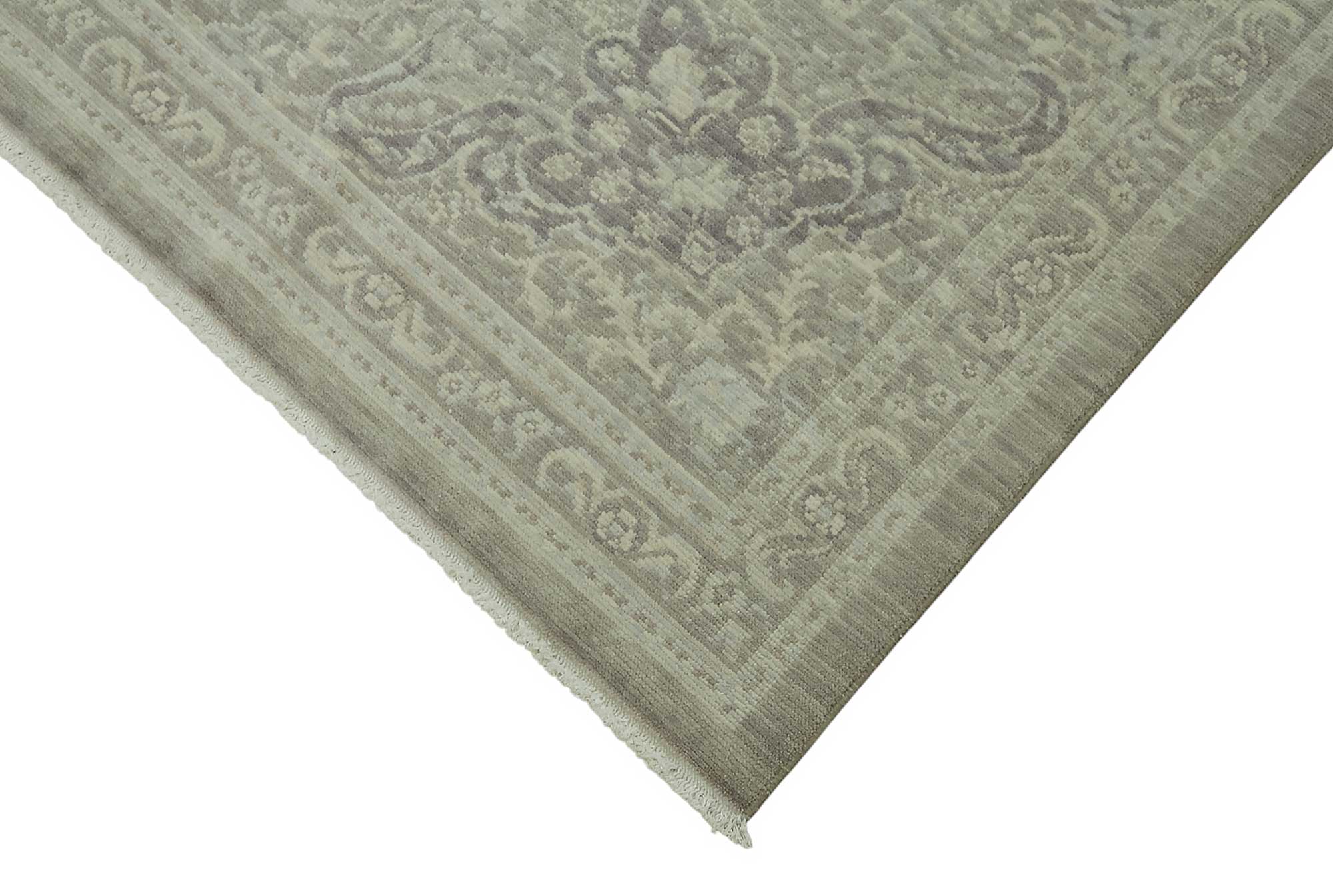9x12 Hand-Knotted Wool Oushak Rug - 47833