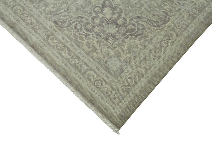 9x12 Hand-Knotted Wool Oushak Rug - 47833