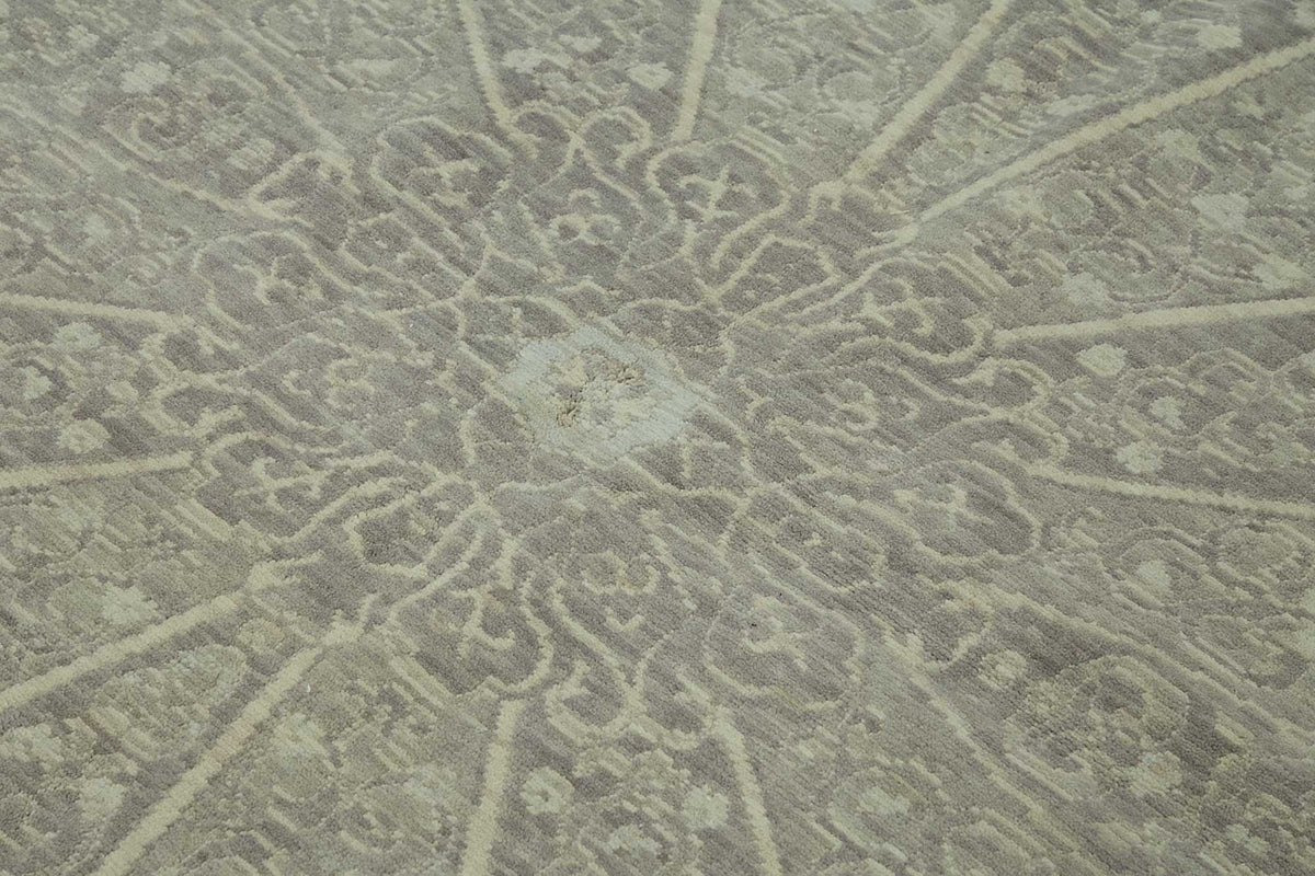 9x12 Hand-Knotted Wool Oushak Rug - 47834