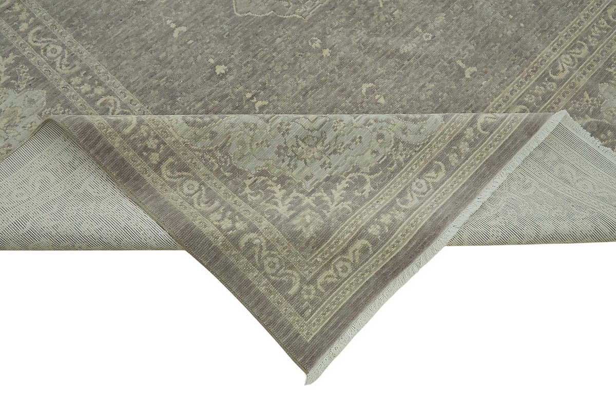 9x12 Hand-Knotted Wool Oushak Rug - 47834