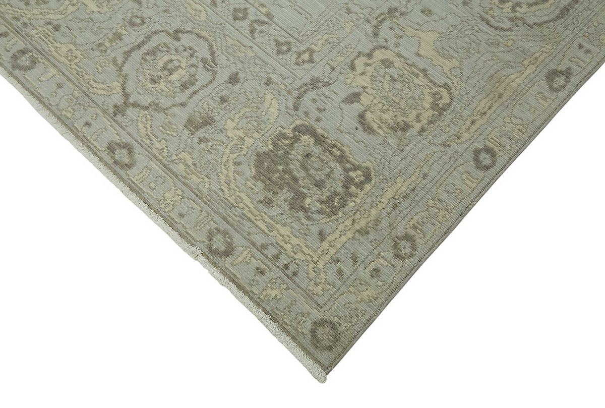 10x12 Hand-Knotted Wool Oushak Rug - 47835