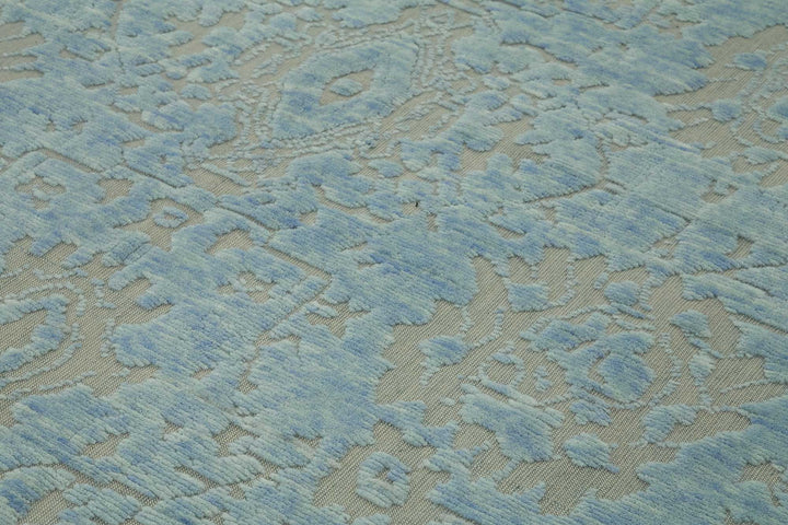9x12 Hand-Knotted Wool Oushak Rug - 47836