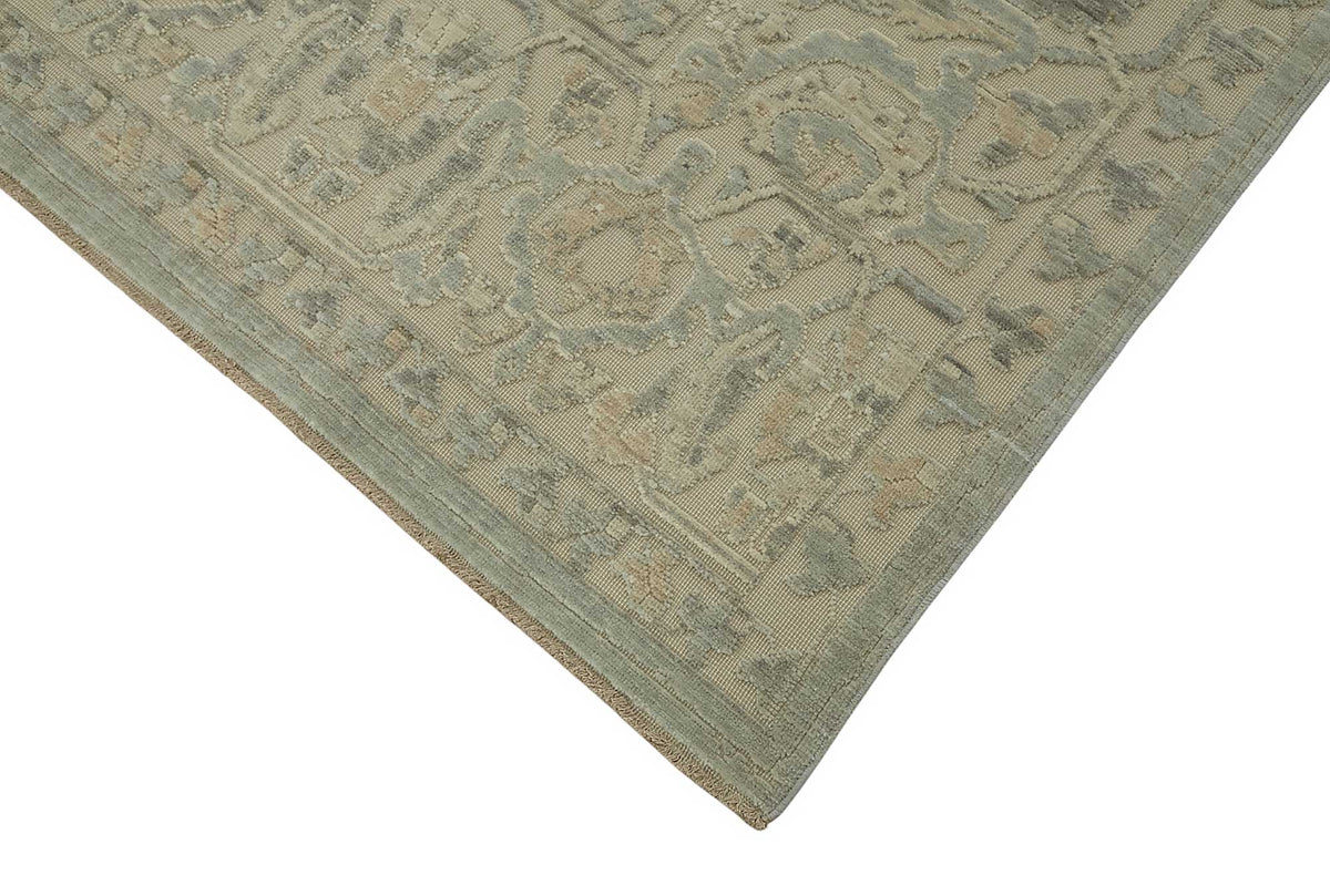 9x11 Hand-Knotted Wool Oushak Rug - 47839