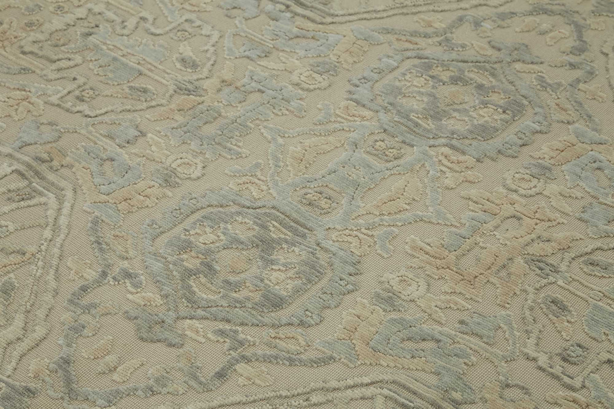 9x11 Hand-Knotted Wool Oushak Rug - 47839