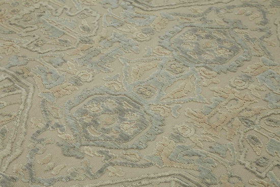 9x11 Hand-Knotted Wool Oushak Rug - 47839