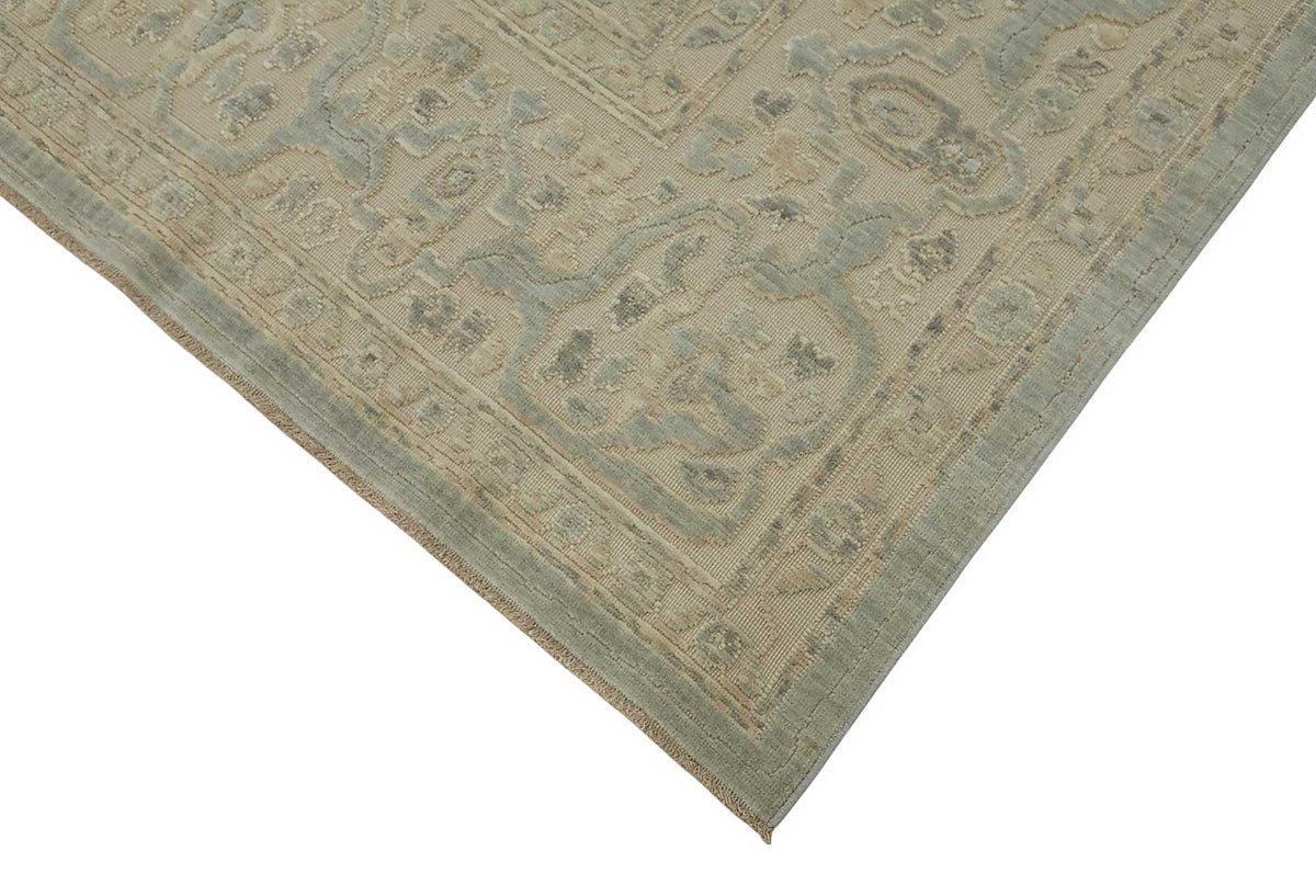 9x11 Hand-Knotted Wool Oushak Rug - 47840