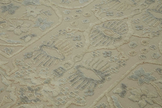 9x11 Hand-Knotted Wool Oushak Rug - 47840