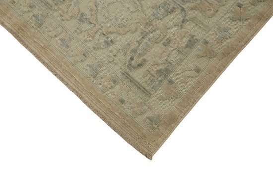 9x11 Hand-Knotted Wool Oushak Rug - 47841