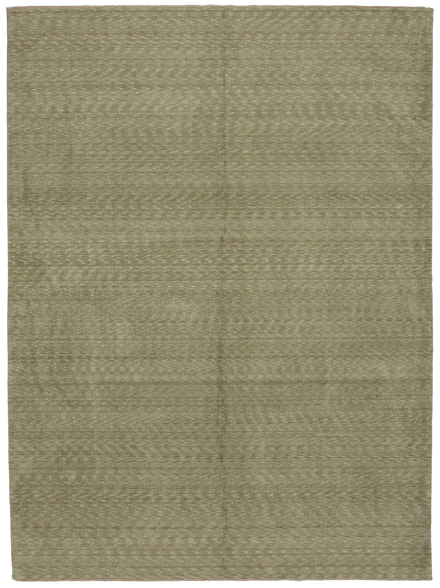 9x12 Hand-Knotted Wool Oushak Rug - 47843