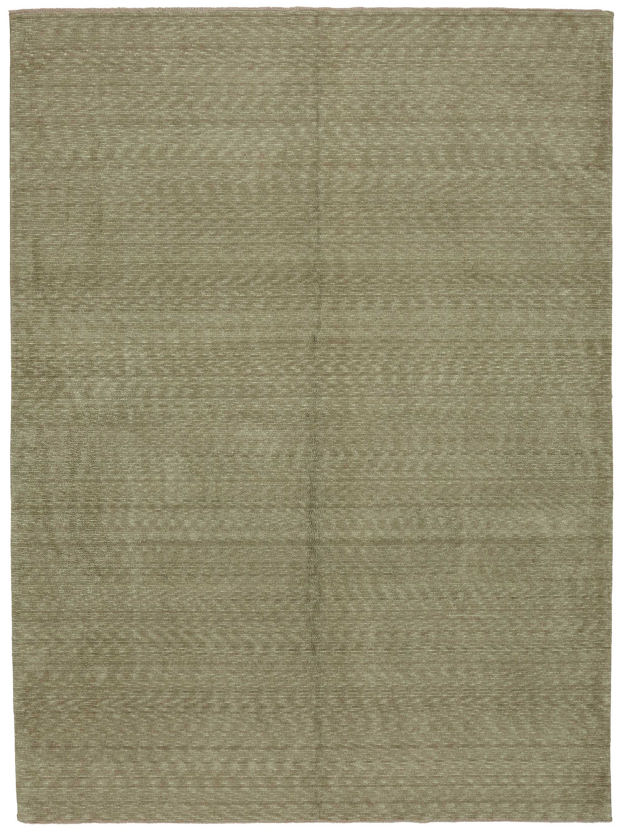 9x12 Hand-Knotted Wool Oushak Rug - 47843