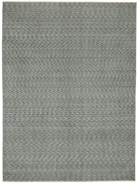 9x12 Hand-Knotted Wool Oushak Rug - 47845