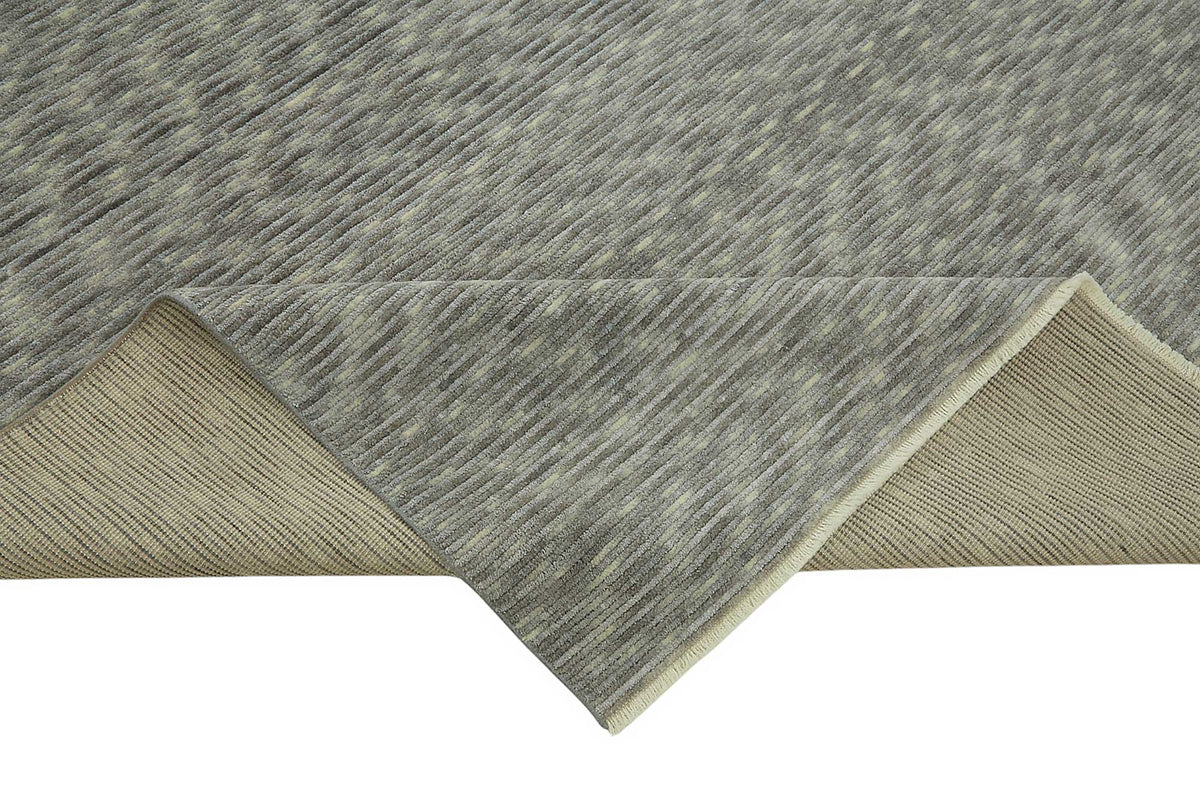 9x12 Hand-Knotted Wool Oushak Rug - 47845