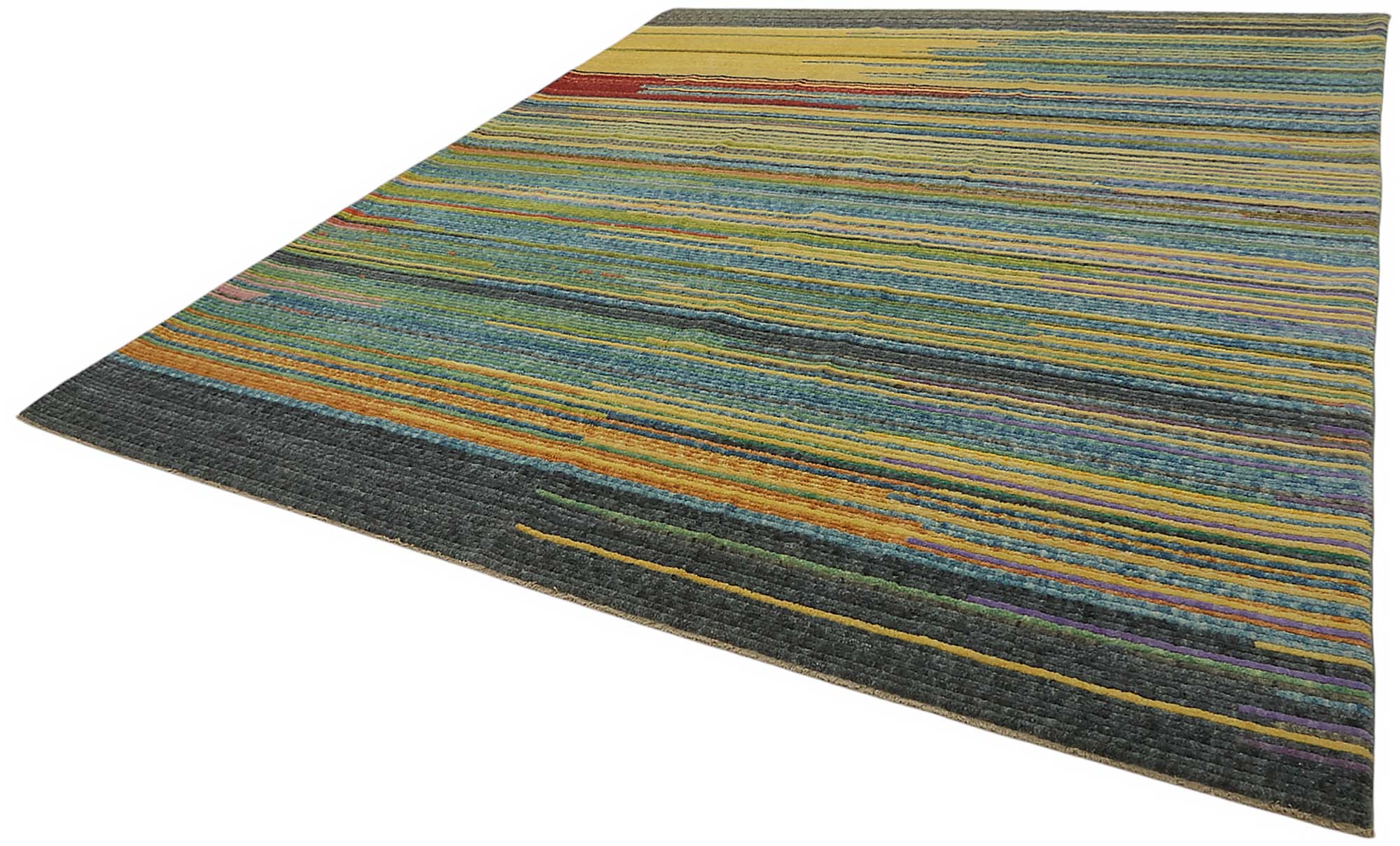 10x12 Hand-Knotted Wool Oushak Rug - 47846