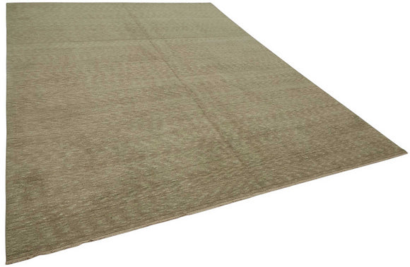 9x12 Hand-Knotted Wool Oushak Rug - 47847
