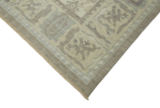 10x12 Hand-Knotted Wool Oushak Rug - 47849