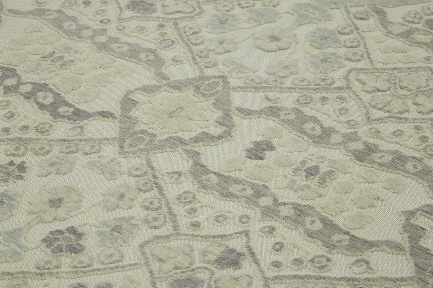10x12 Hand-Knotted Wool Oushak Rug - 47849