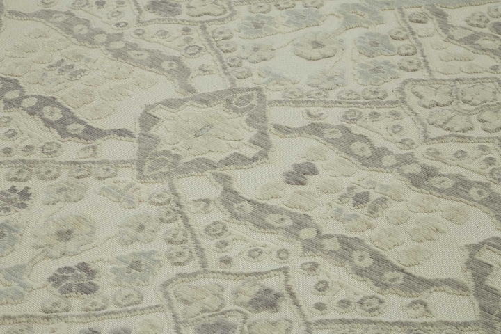 10x12 Hand-Knotted Wool Oushak Rug - 47849