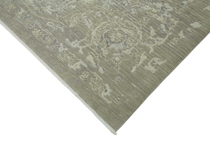9x12 Hand-Knotted Wool Oushak Rug - 47850
