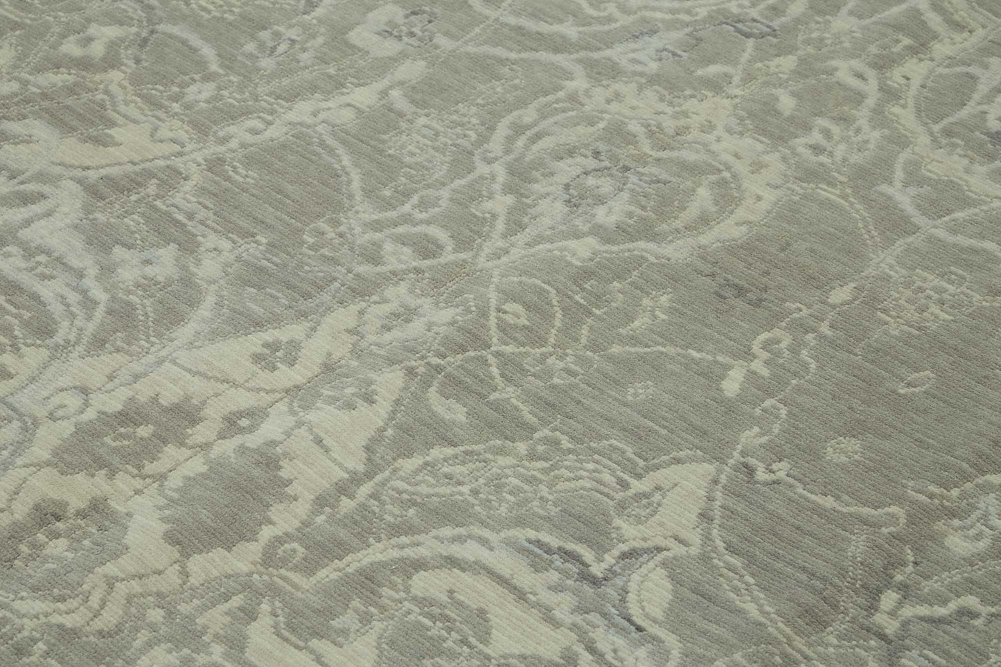 9x12 Hand-Knotted Wool Oushak Rug - 47850