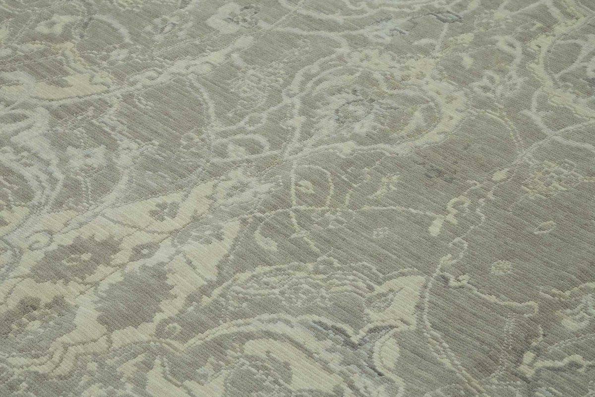 9x12 Hand-Knotted Wool Oushak Rug - 47850