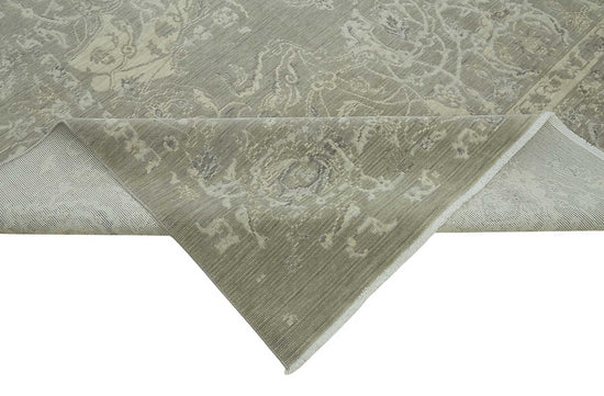 9x12 Hand-Knotted Wool Oushak Rug - 47850