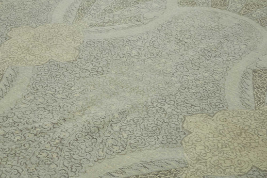 10x12 Hand-Knotted Wool Oushak Rug - 47851