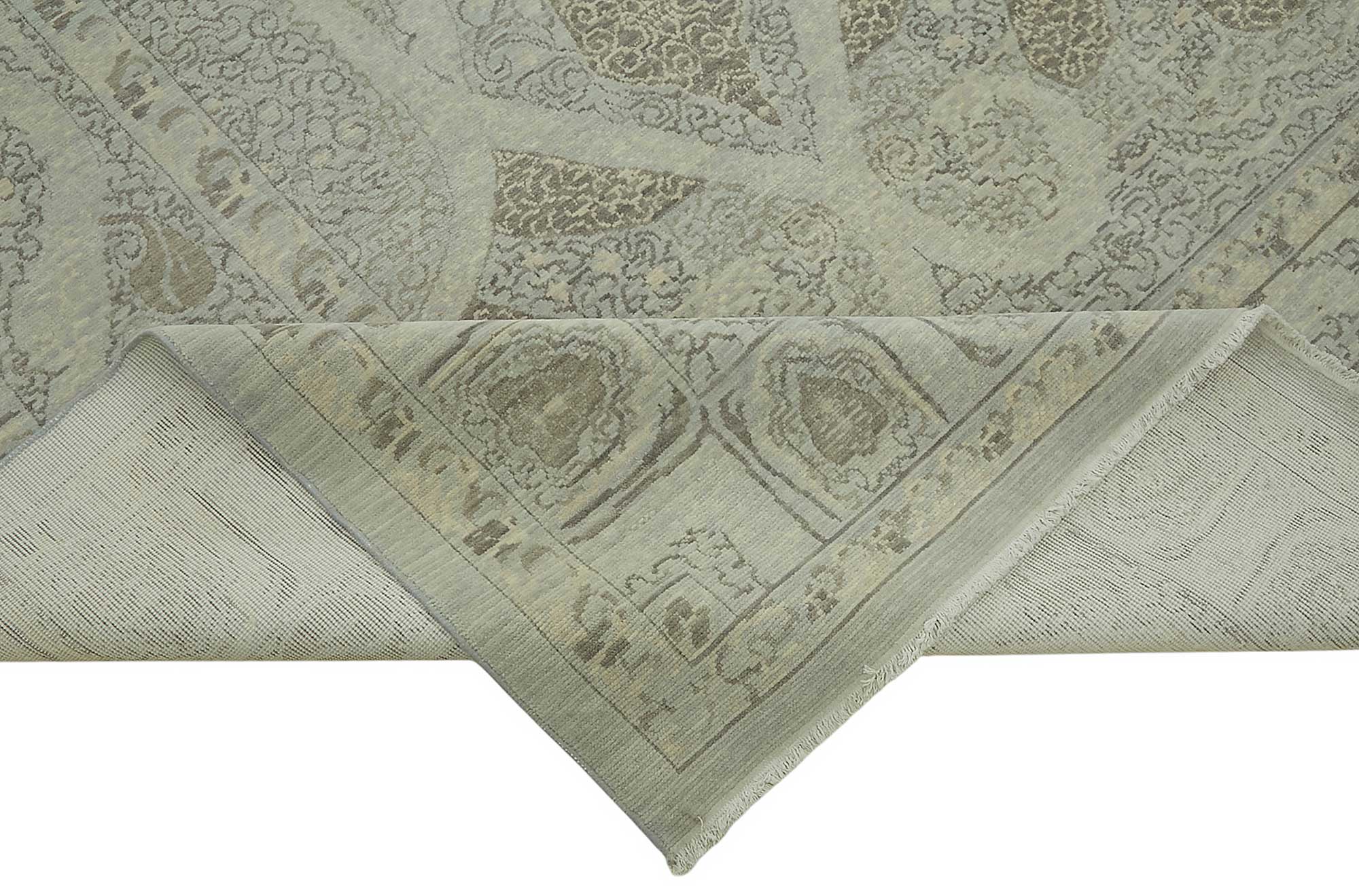 10x12 Hand-Knotted Wool Oushak Rug - 47851