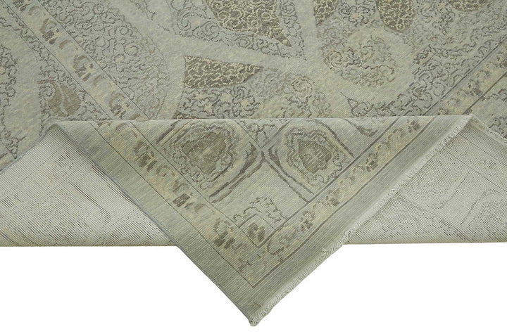 10x12 Hand-Knotted Wool Oushak Rug - 47851