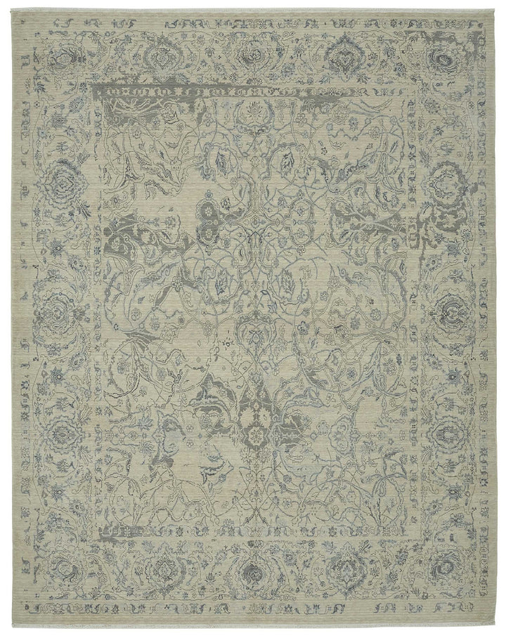 9x12 Hand-Knotted Wool Oushak Rug - 47852