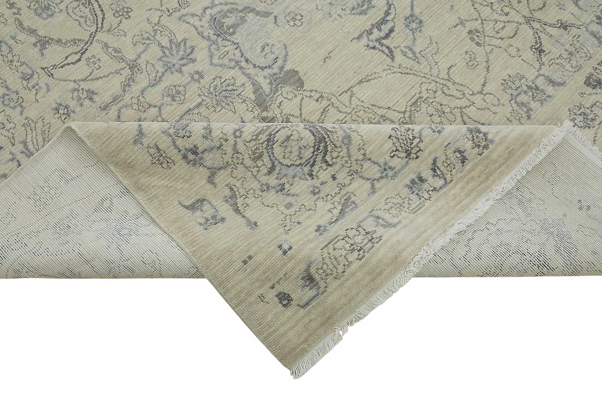 9x12 Hand-Knotted Wool Oushak Rug - 47852